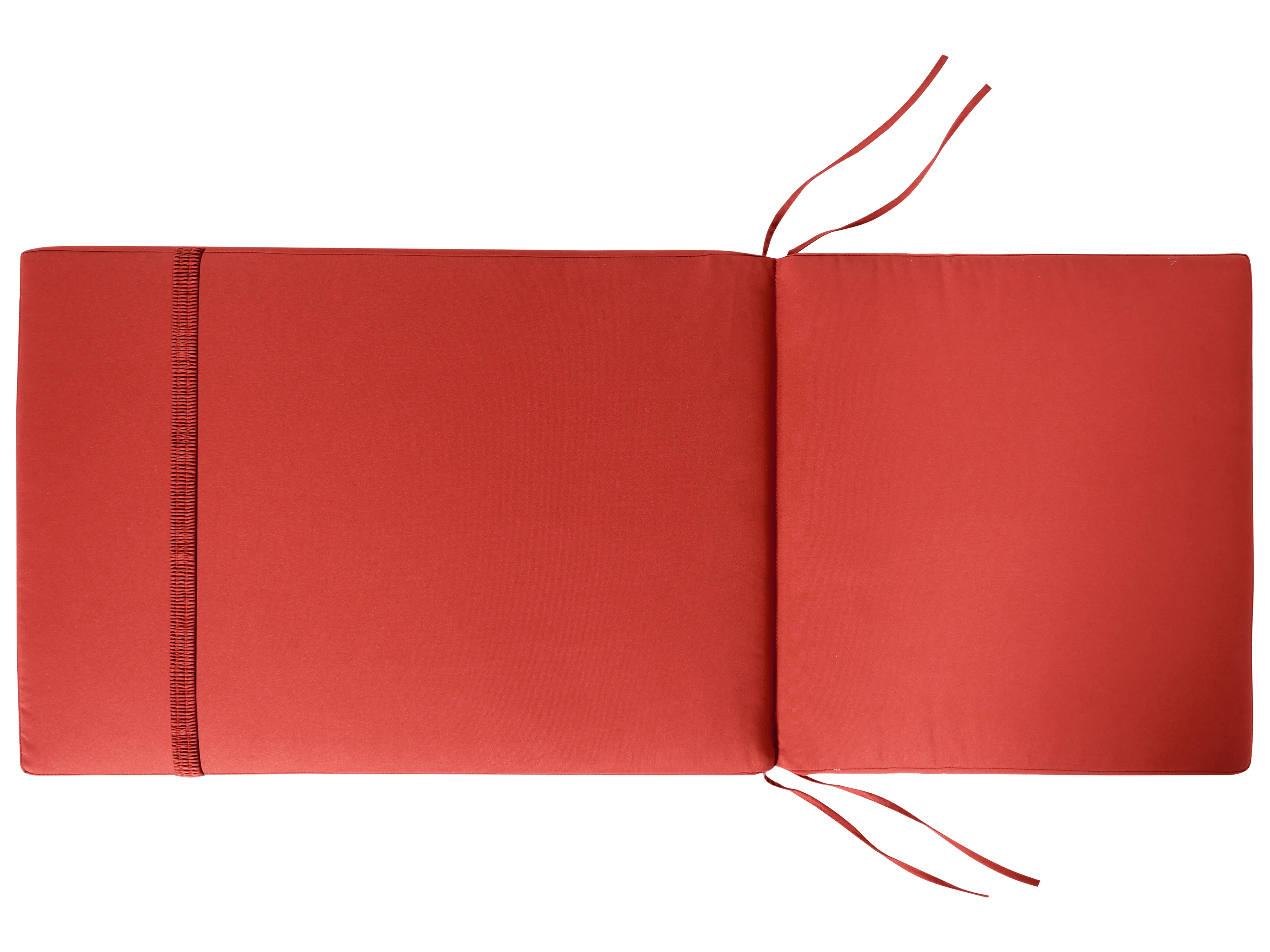 Set van 6 rug/zitkussens JAVA/AMANTEA PREMIUM 50 x 70 cm Rood