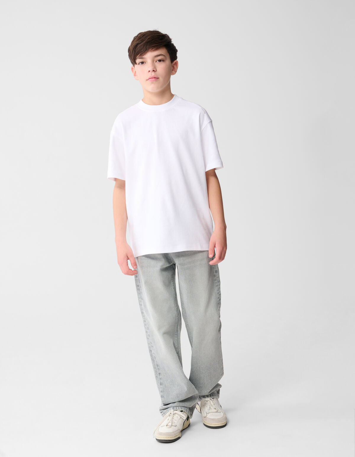 Basis Label T-shirt Wit