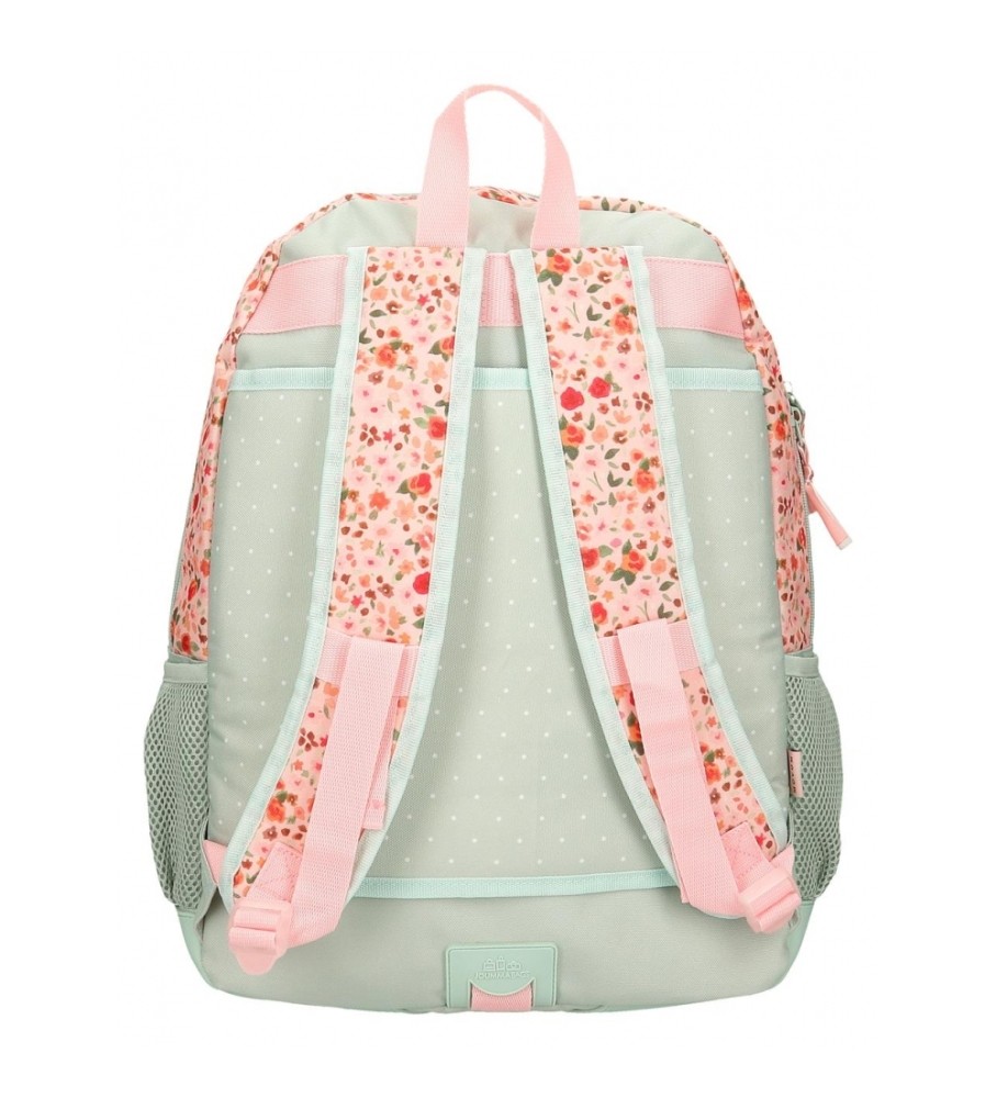 Joumma Bags Mochila Escolar MovomRomantic Girl adaptable dos compartimentos verde -33x46x17cm-