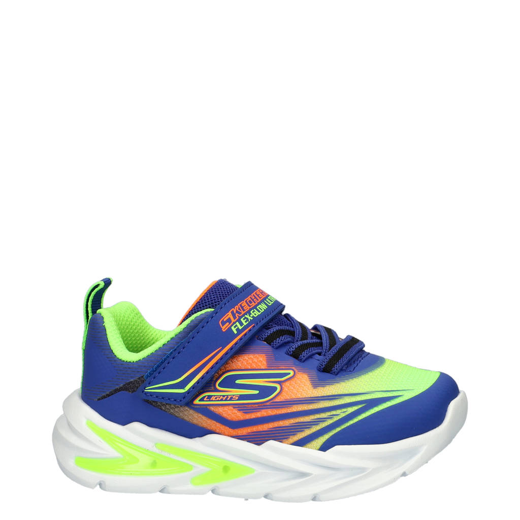 Skechers S Lights Flex-Glow Ultrachunky sneakers met lichtjes blauw