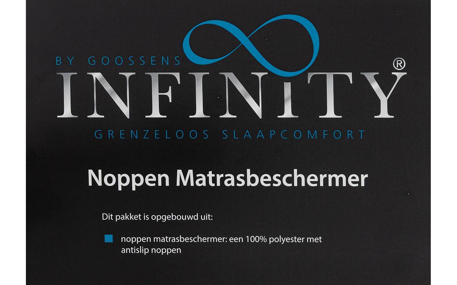 Goossens Matrasbeschermer Infinity Mbs Noppen, Matrasbeschermer 90 x