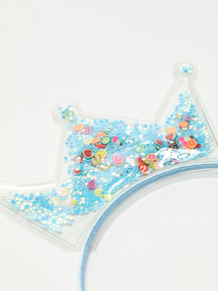 Tiara acolchoada em formato de coroa - Vários modelos