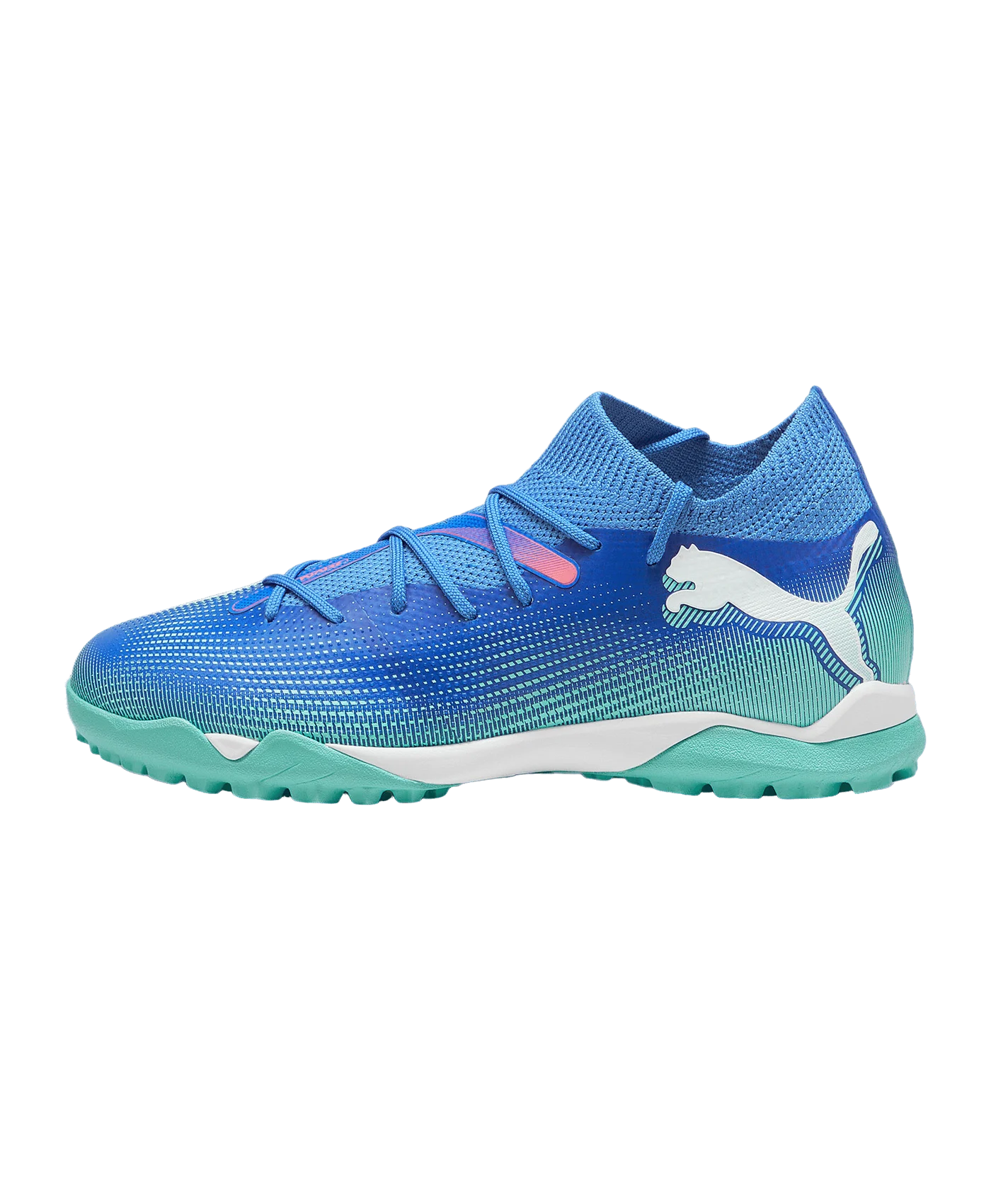PUMA FUTURE 7 Match + Mid TF Formula Kids Blau Weiss F01