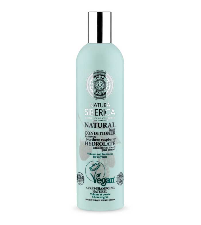 Natura Siberica - Condicionador para cabelos oleosos - Volume e frescor