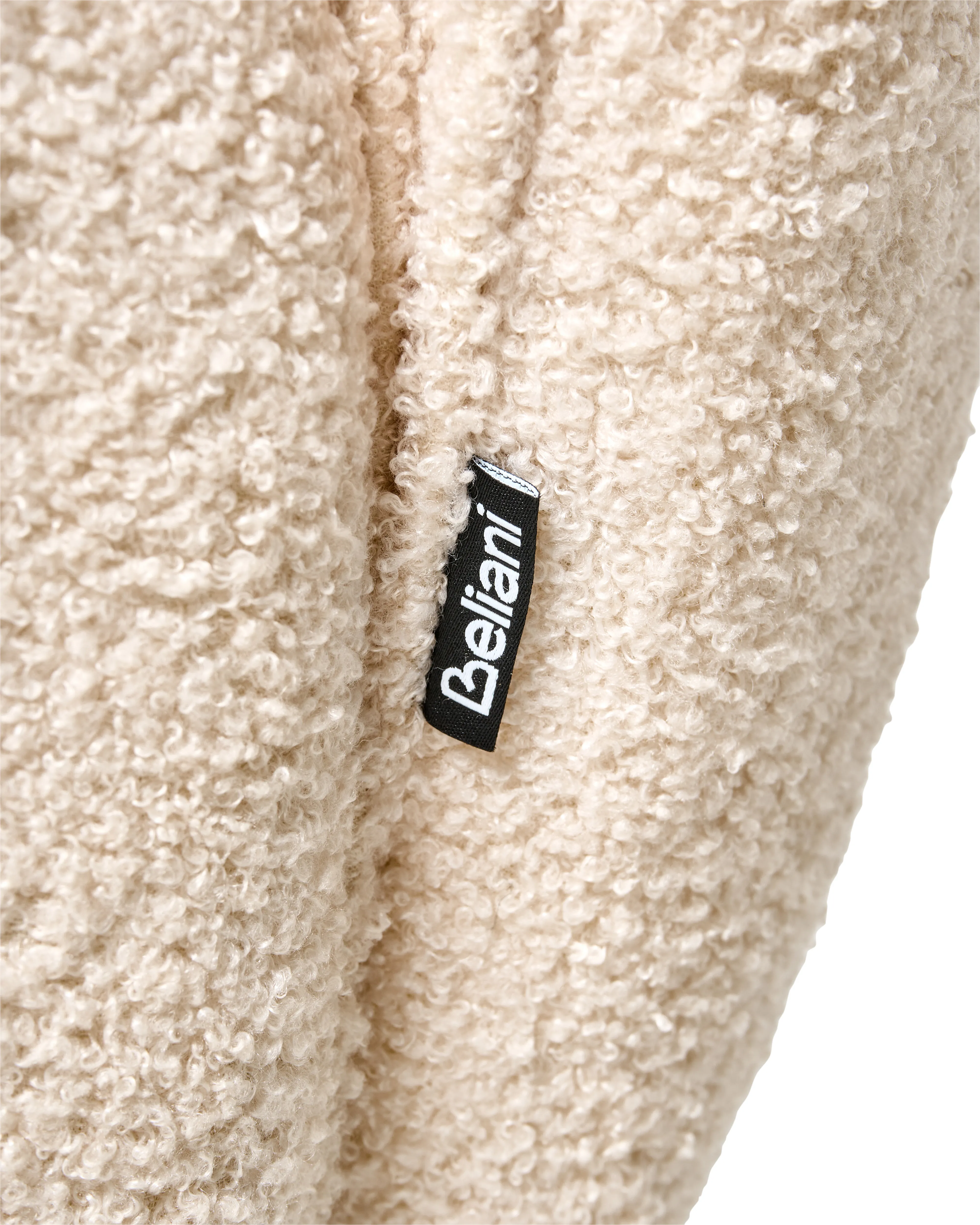 Eetkamerstoel draaibaar ALENE Bouclé Lichtbeige