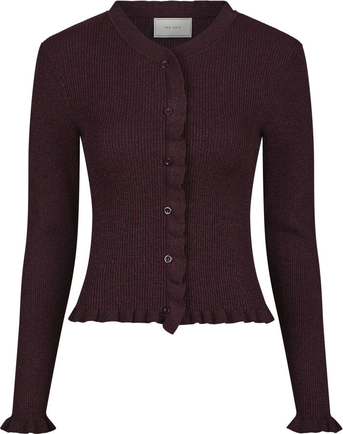 Neo Noir Eshra Knit Blouse Wine