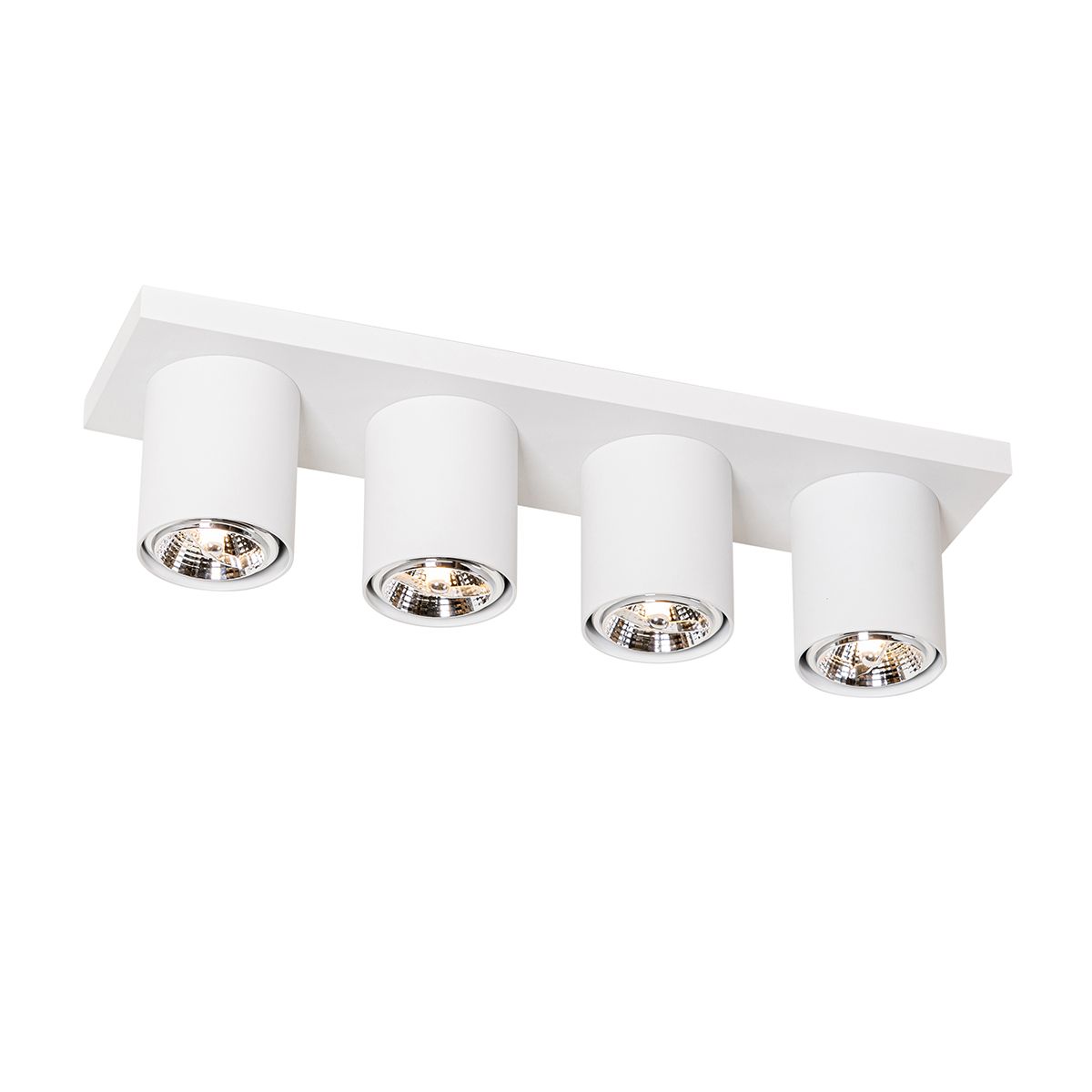 Moderne plafondspot wit 4-lichts - Tubo