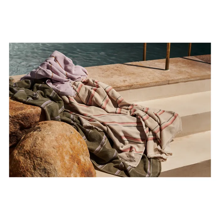 Købn Serviette de toilette en coton bio | Lilas