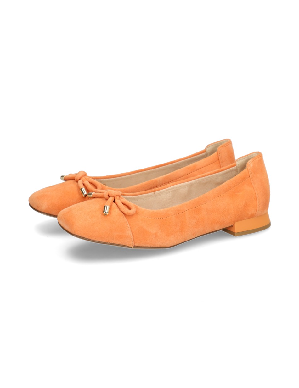 Veloursleder Ballerina