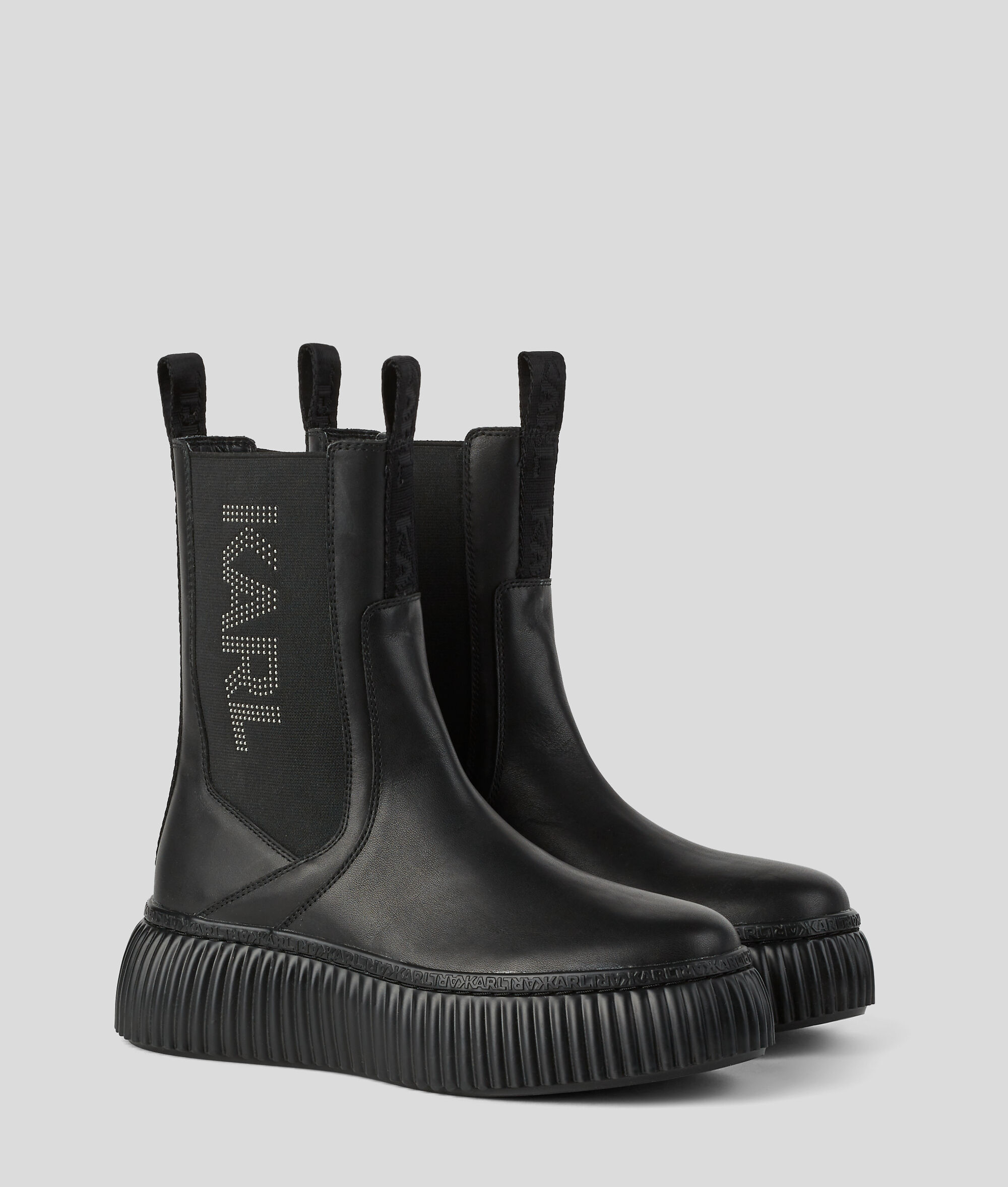 Bottes longueur midi à logo Karl KREEPER 🔥🔥🔥