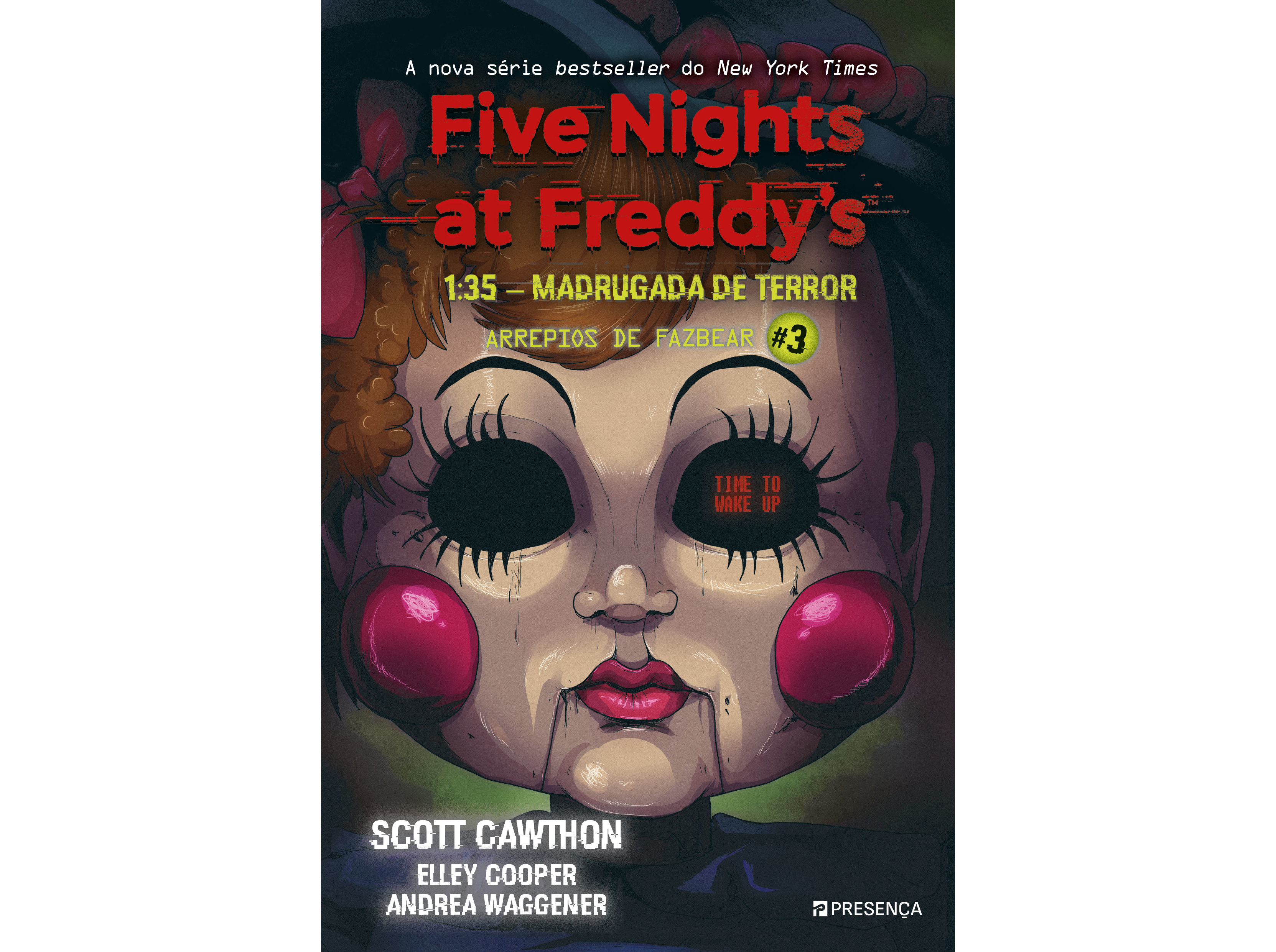 LIVRO FIVE NIGHTS AT FREDDY'S MADRUGADA DE TERROR DE SCOTT CAWTHON