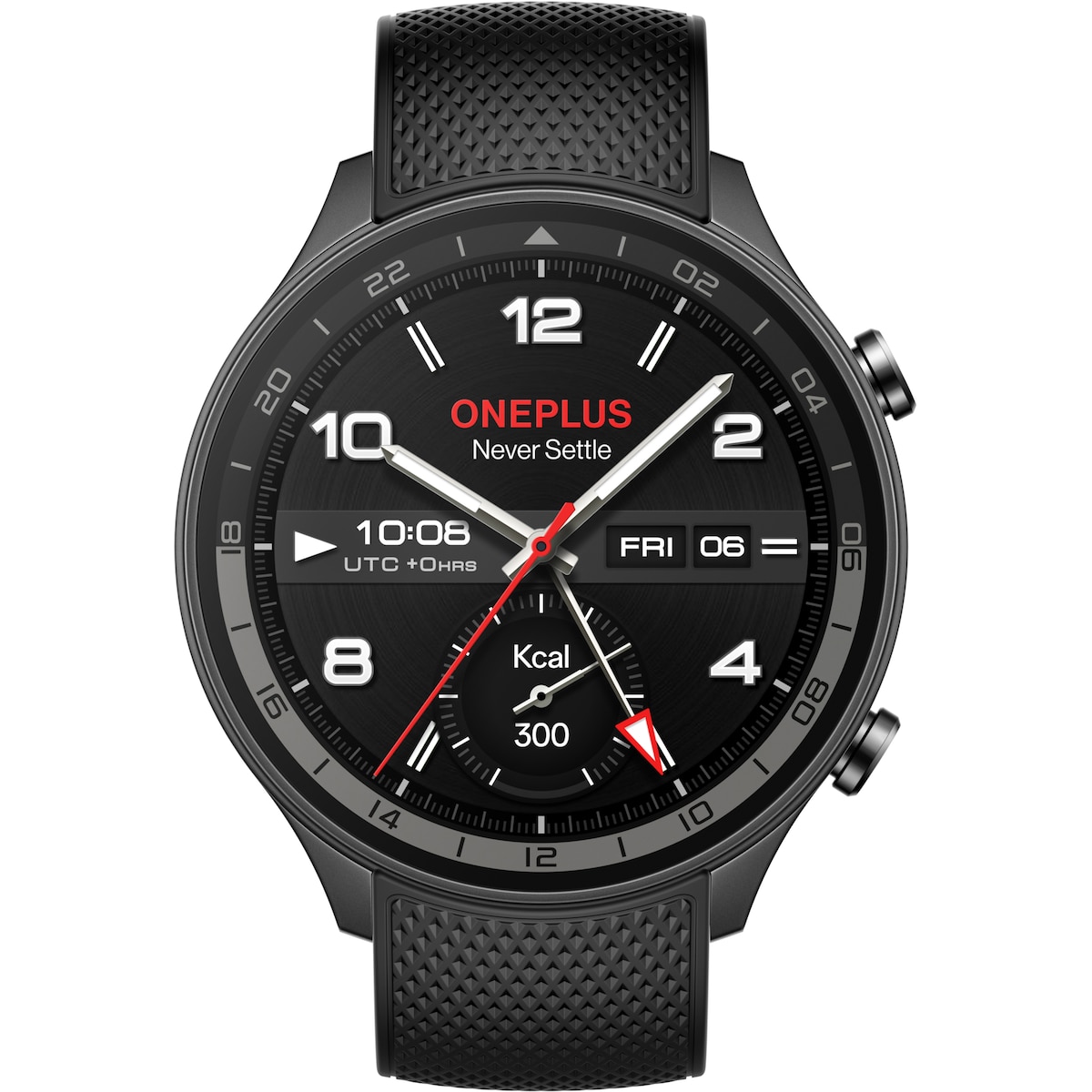 OnePlus Watch 2R hybridklokke 46 mm (grå)