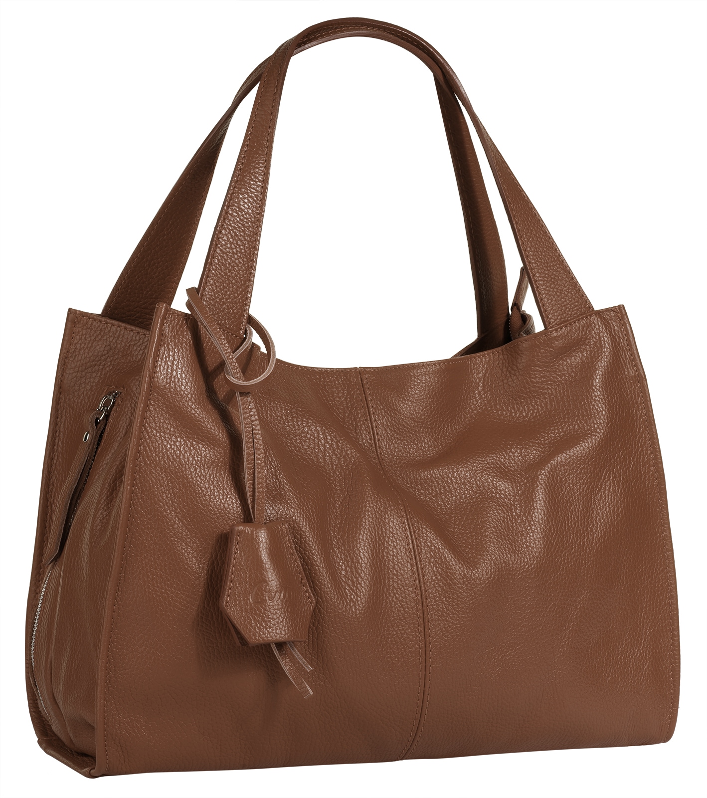 Cluty Shopper echt Leder, Made in Italy