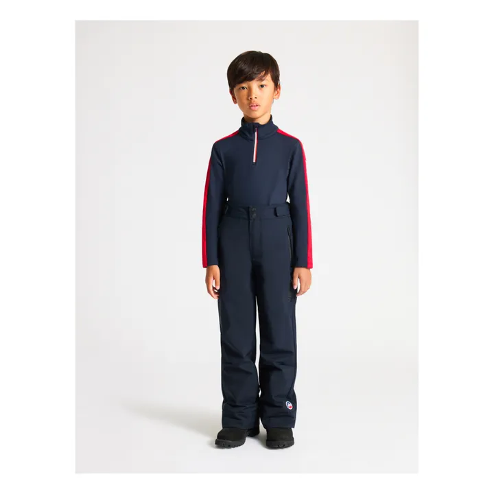 Fusalp Sous-pull Sinope | Bleu marine - Rouge