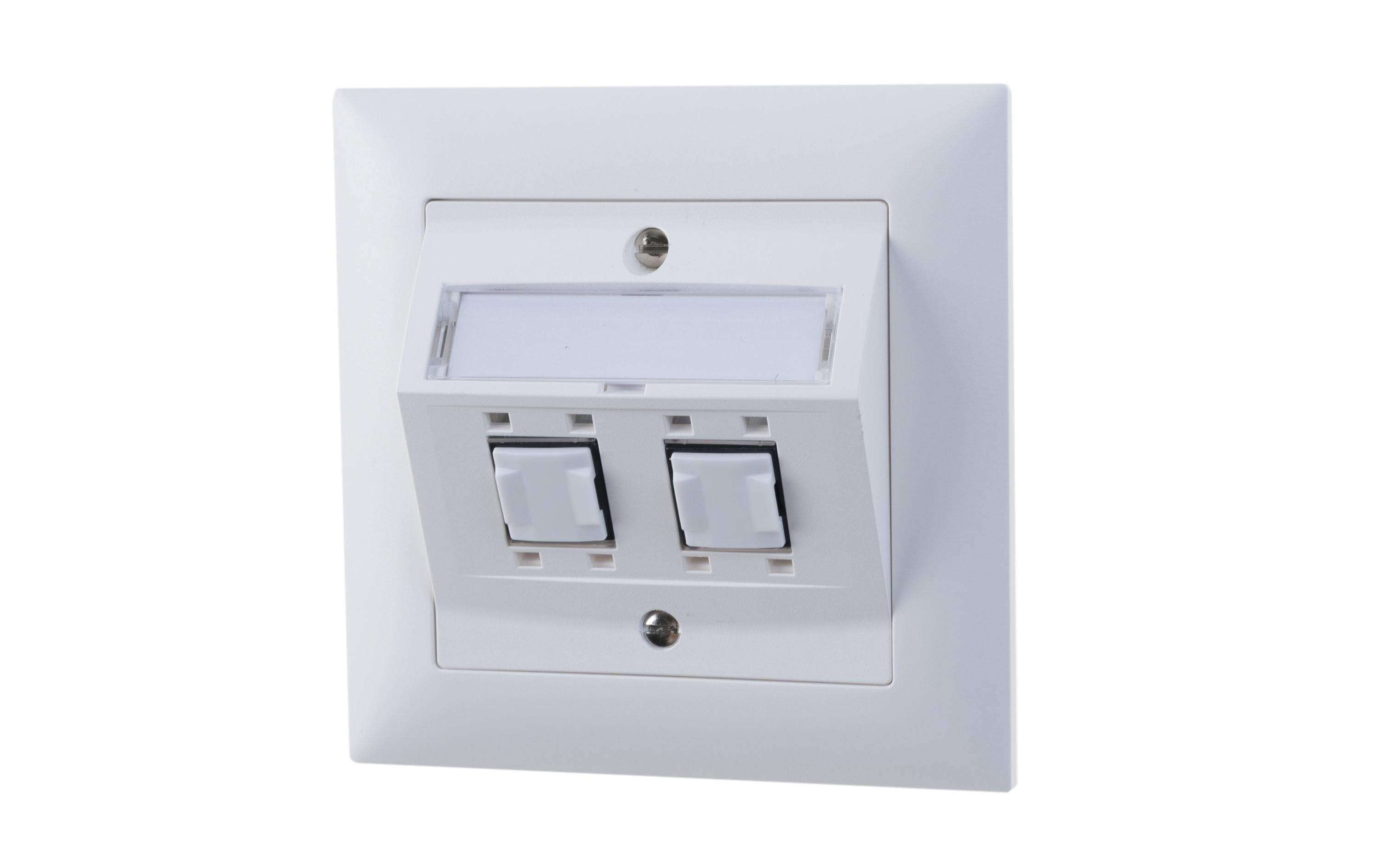 Netzwerkdose UP 2x RJ45 Kat. 6A ungeschirmtNetzwerkdose,