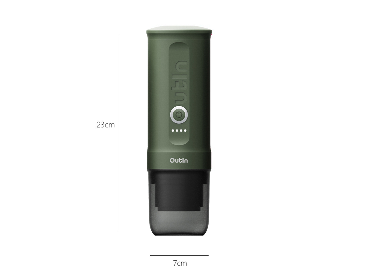 OutIn Nano draagbare elektrische espressomachine - Green