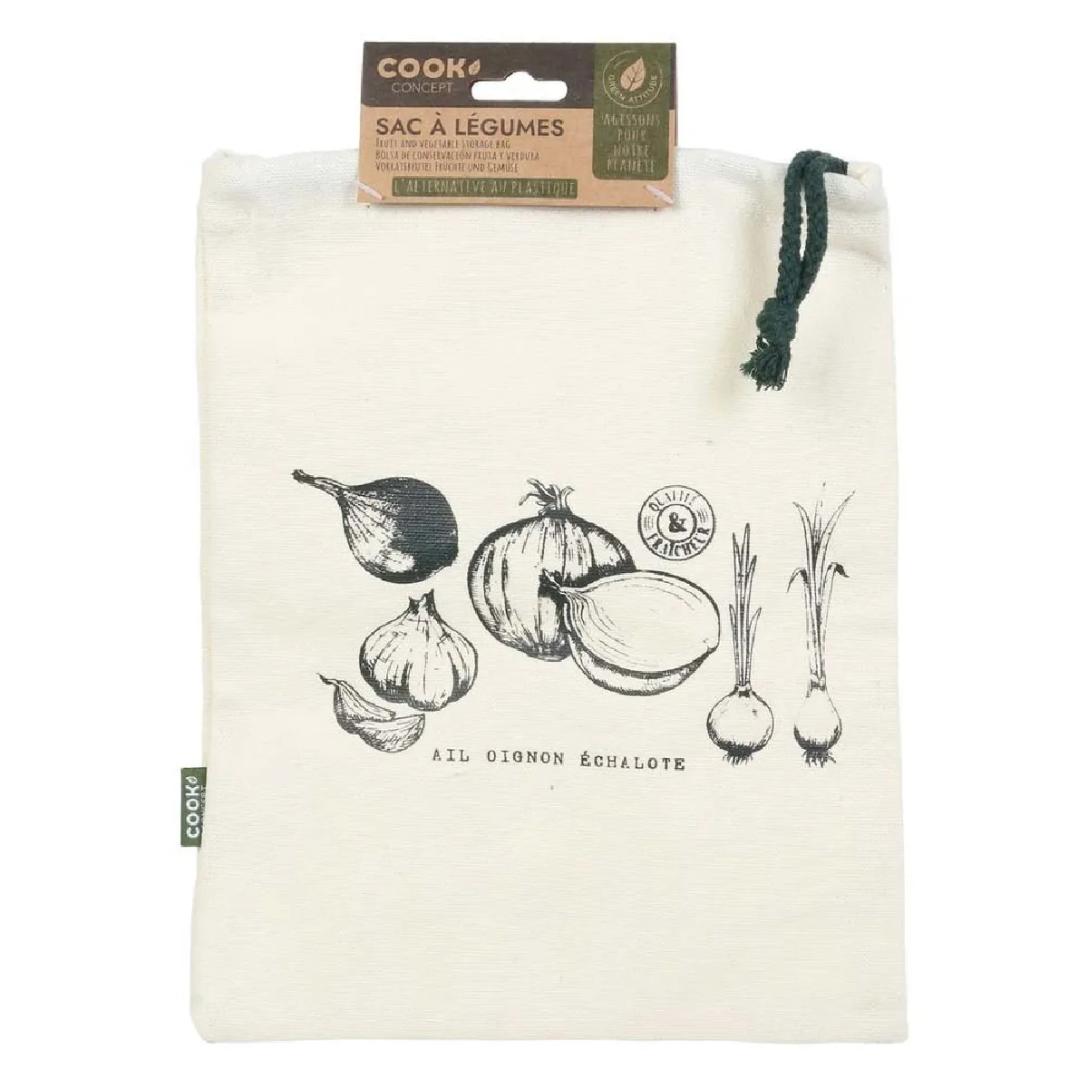 Cook Concept Sac Conservation Réutilisable (Lot de 3)