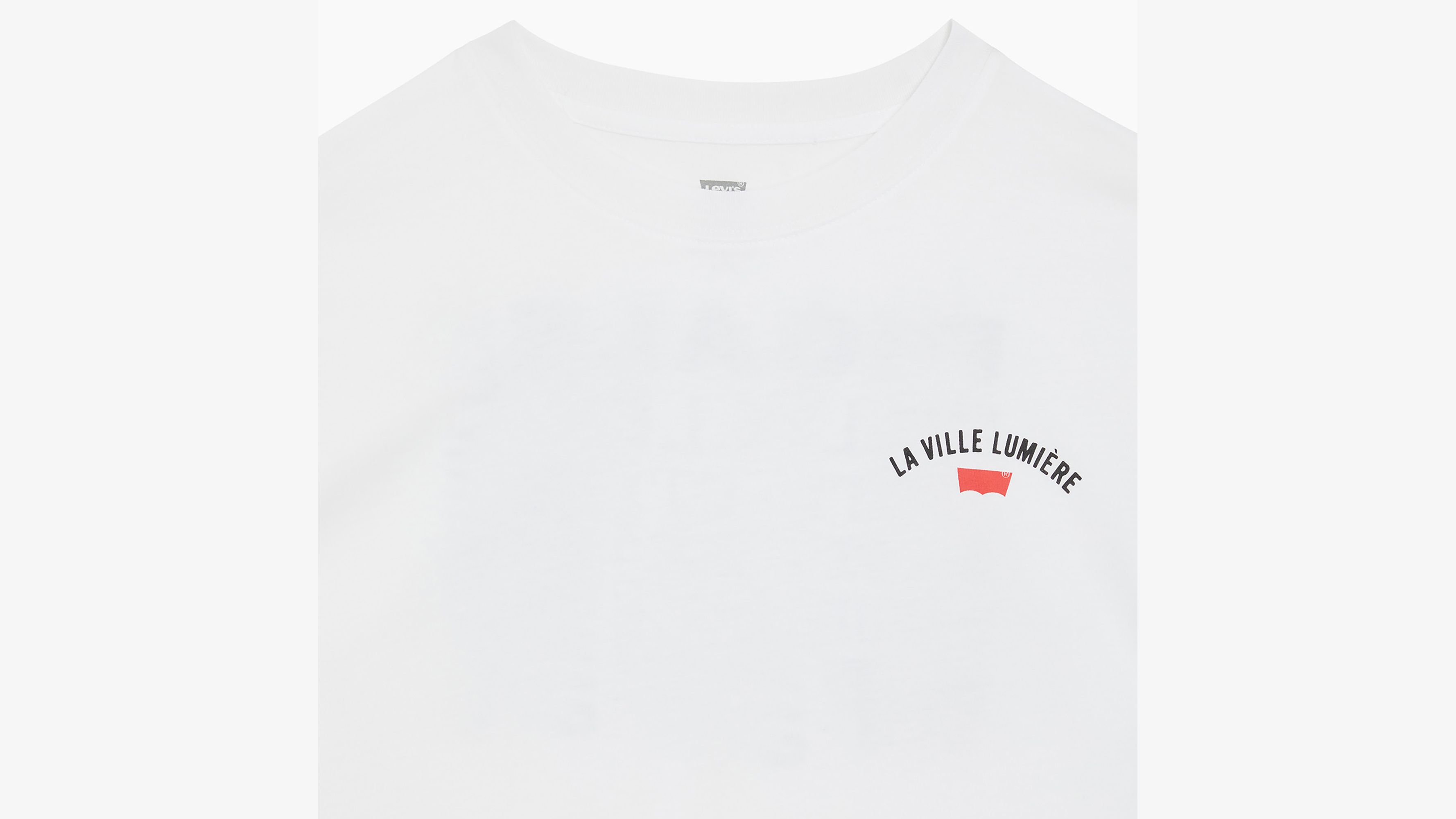 T-shirt graphique Vintage - Paris District White + - Blanc
