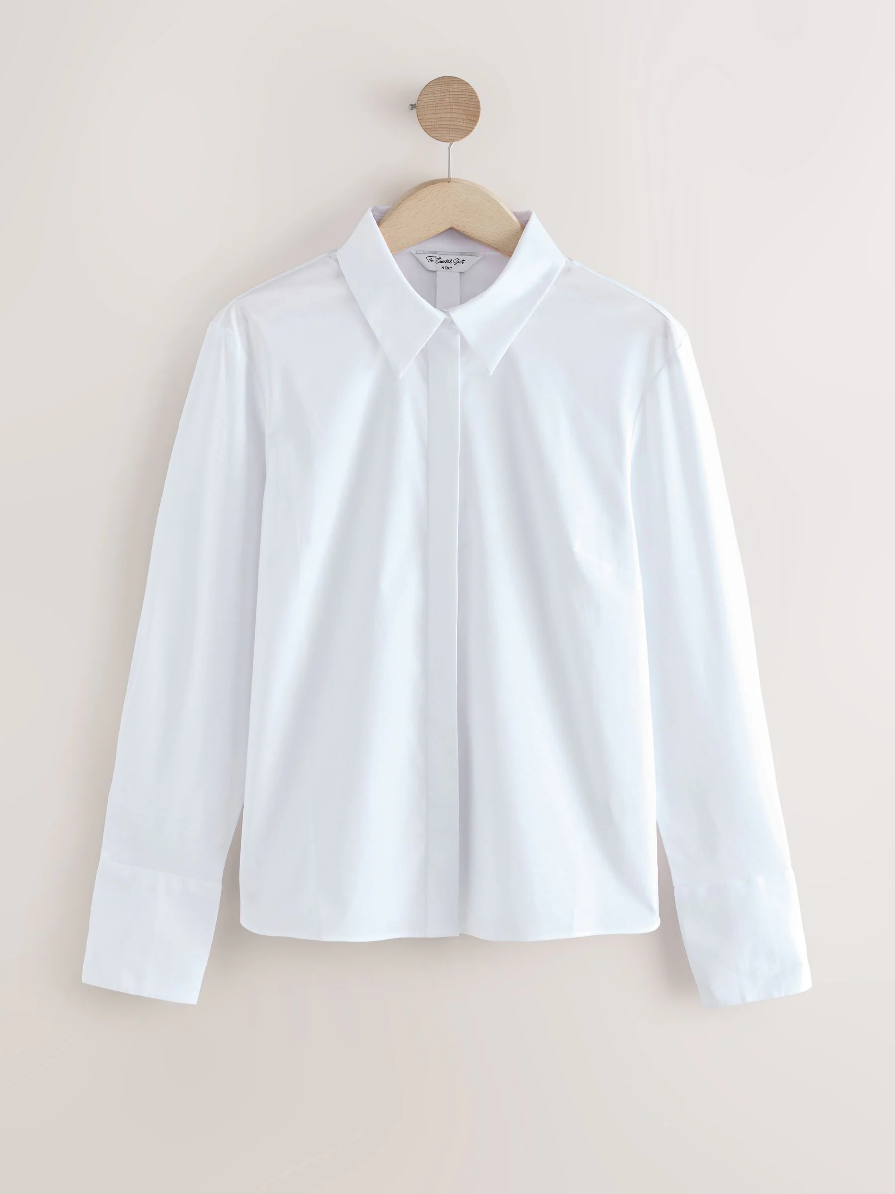Wit - Fitted Stretch Essential Long Sleeve Shirt