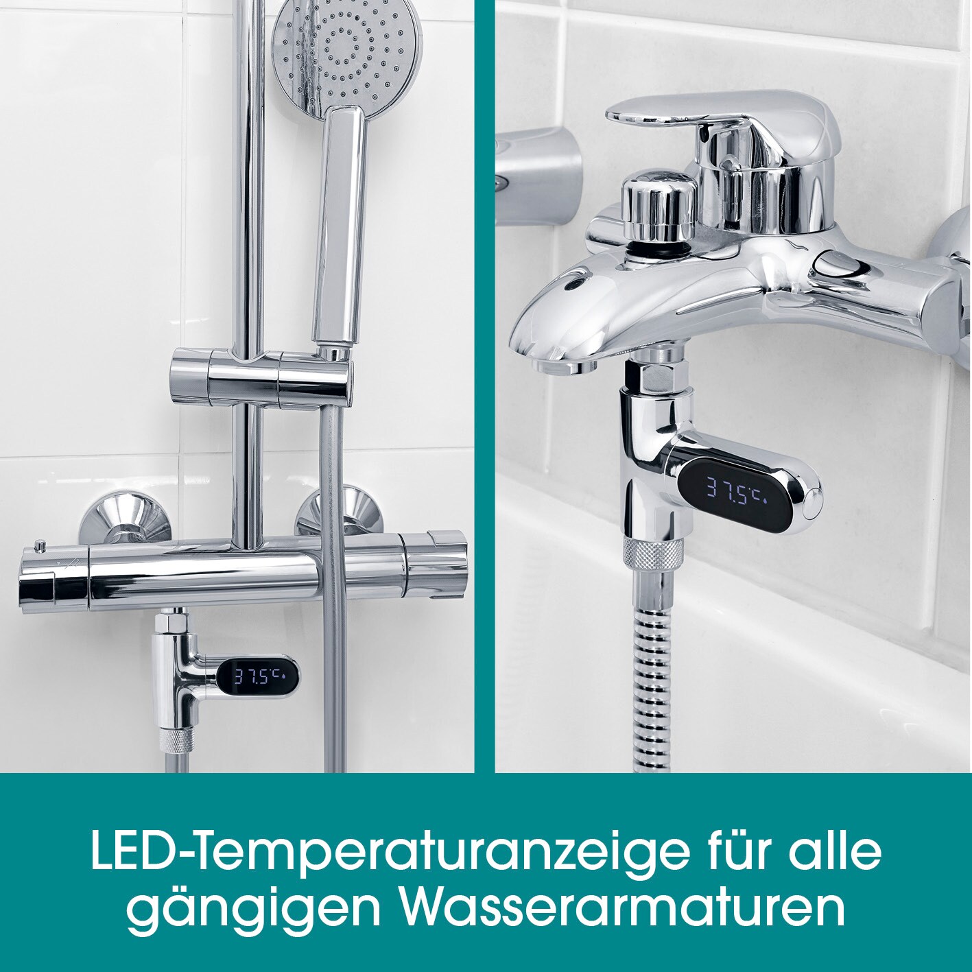 EASYmaxx Thermometer für Wasserarmaturen