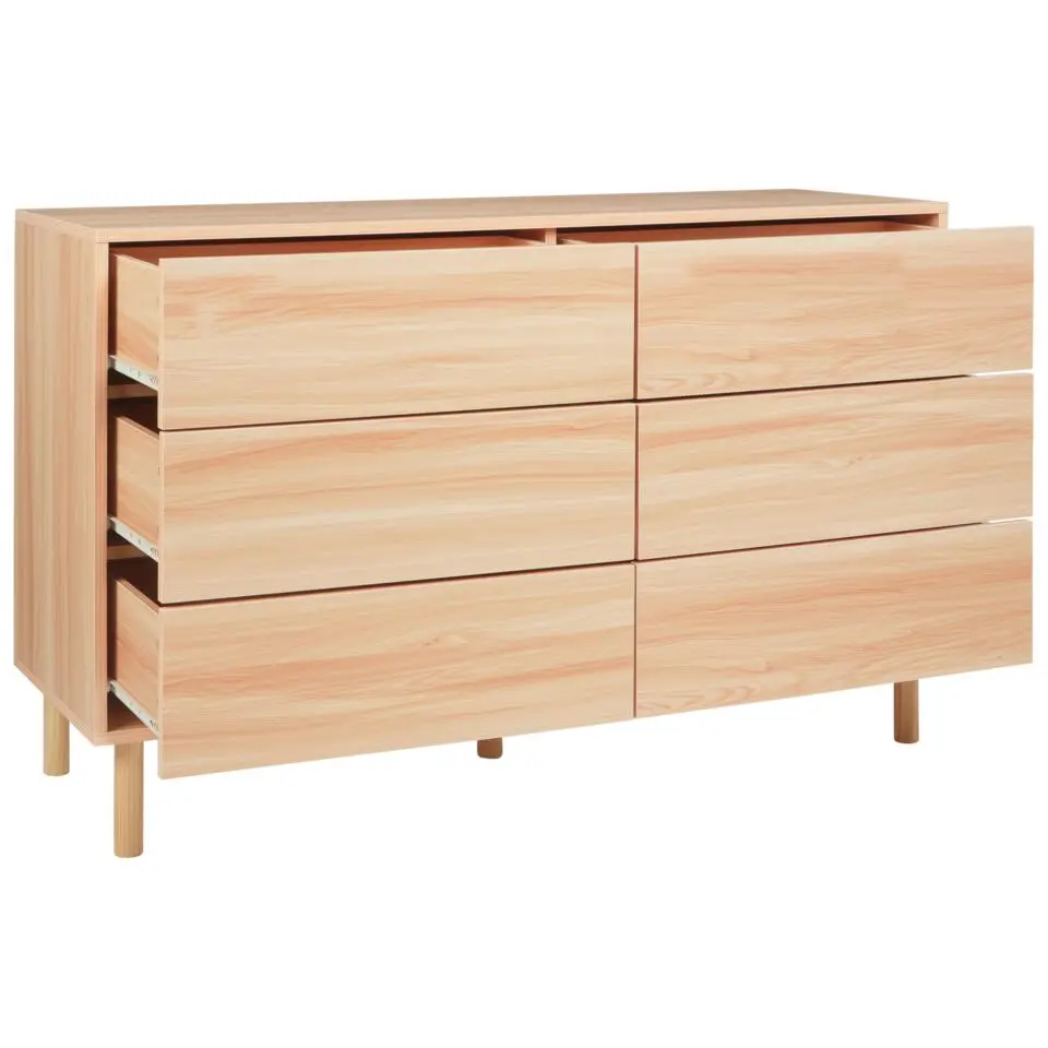 SHARPE - Dressoir - Lichthout - Spaanplaat