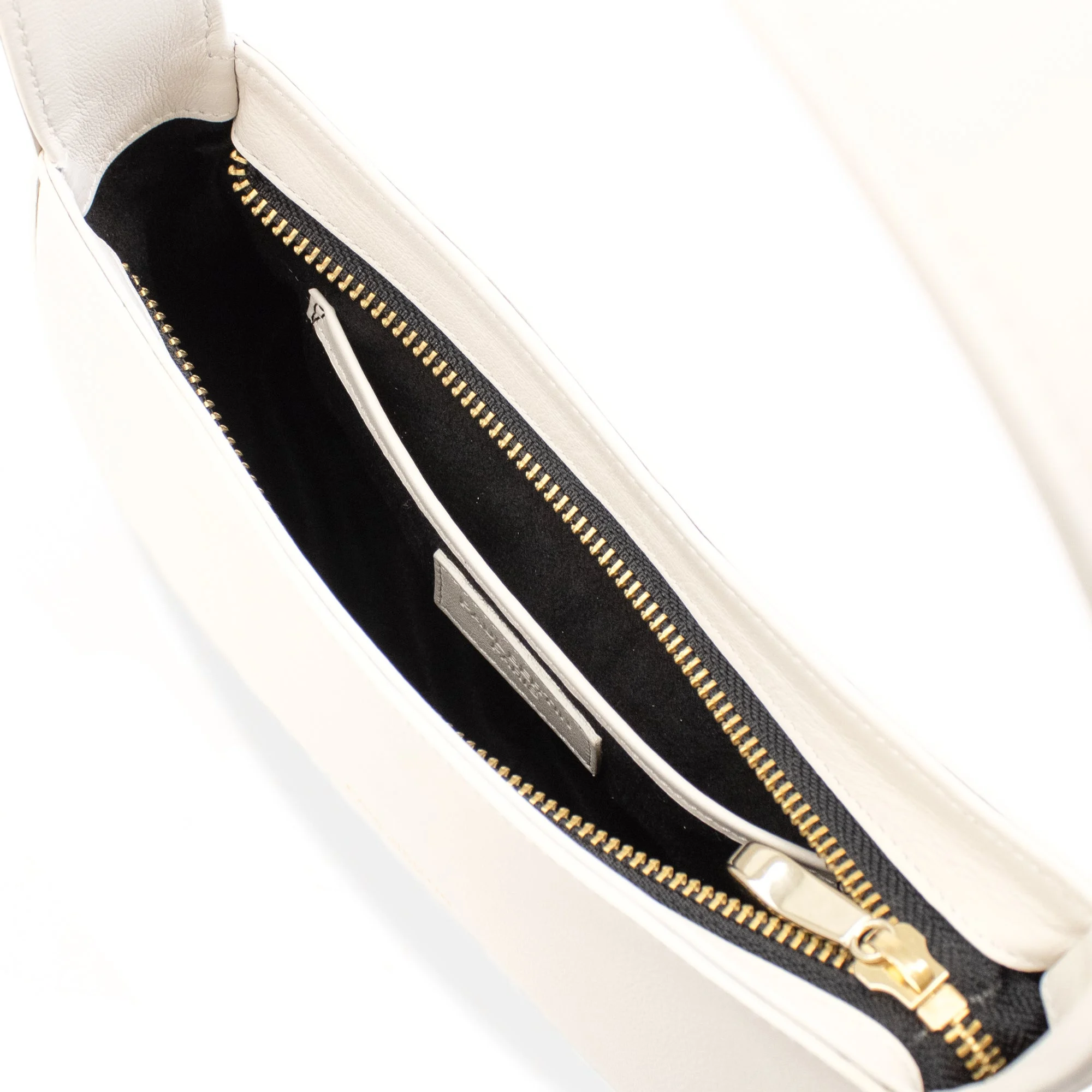 BOBO - Sac baguette en cuir | Blanc