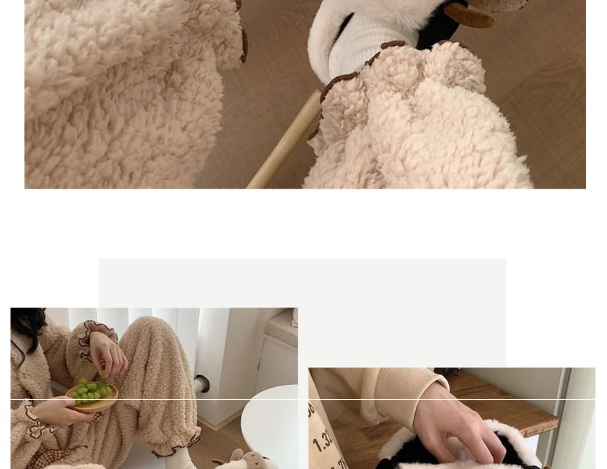 Dalli Daisy - Koe Fluffy Pantoffels