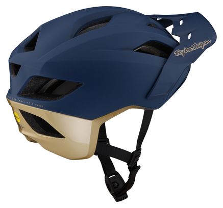 Casque Troy Lee Designs Flowline SE Mips Radian Titane/Bleu Marine