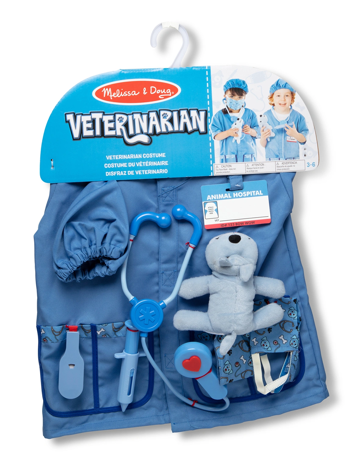Kostümset TIERARZT (9-teilig)