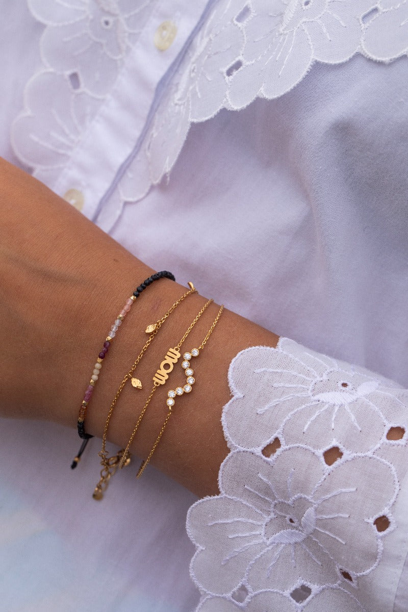 STINE A Jewelry  Wow Mom armbånd - forgyldt
