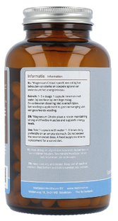 Mattisson HealthStyle Magnesium Citraat 60 mg Elementair Magnesium Capsules 180VCP