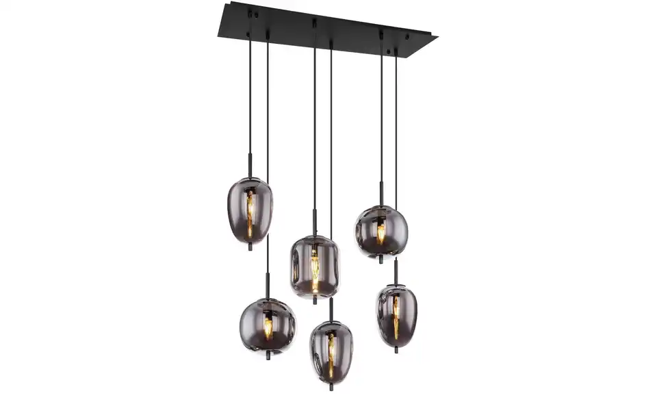 Pendelleuchte 120 cm 6-flammig 80 cm 34 cm