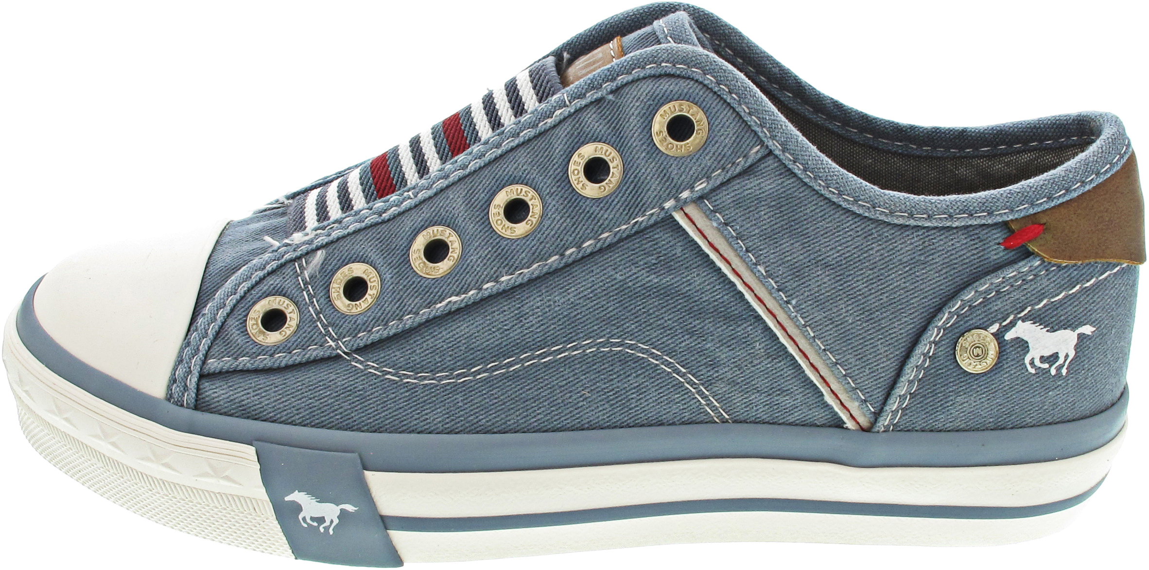 Mustang Slipper blau