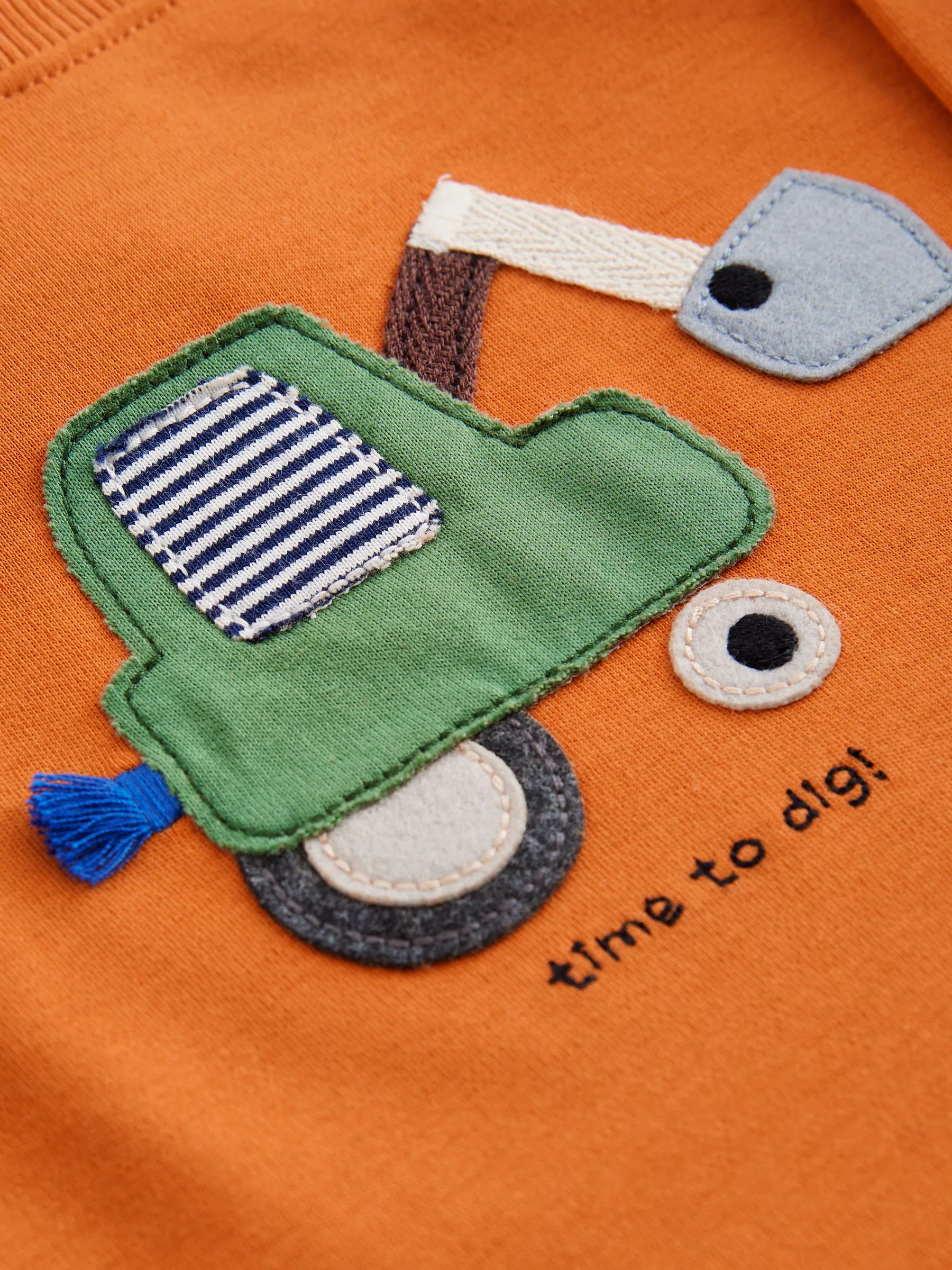 Groen/oranje transport - Mini Knusse Pyjama's 3 Set (9mnd-10jr)