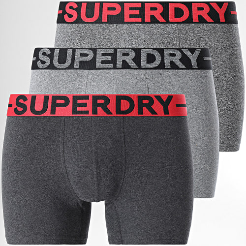 Lot De 3 Boxers Classic Gris Chiné