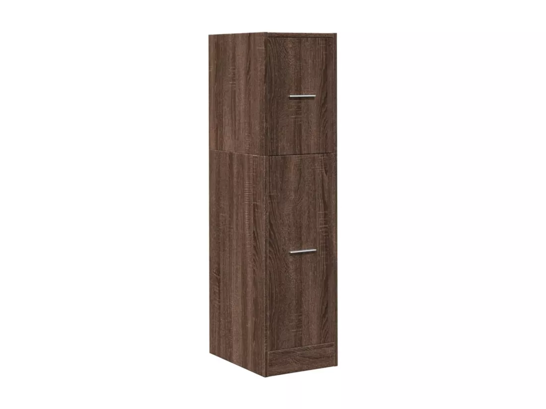 Armoire apothicaire chêne marron 30x41x118 cm bois d'ingénierie