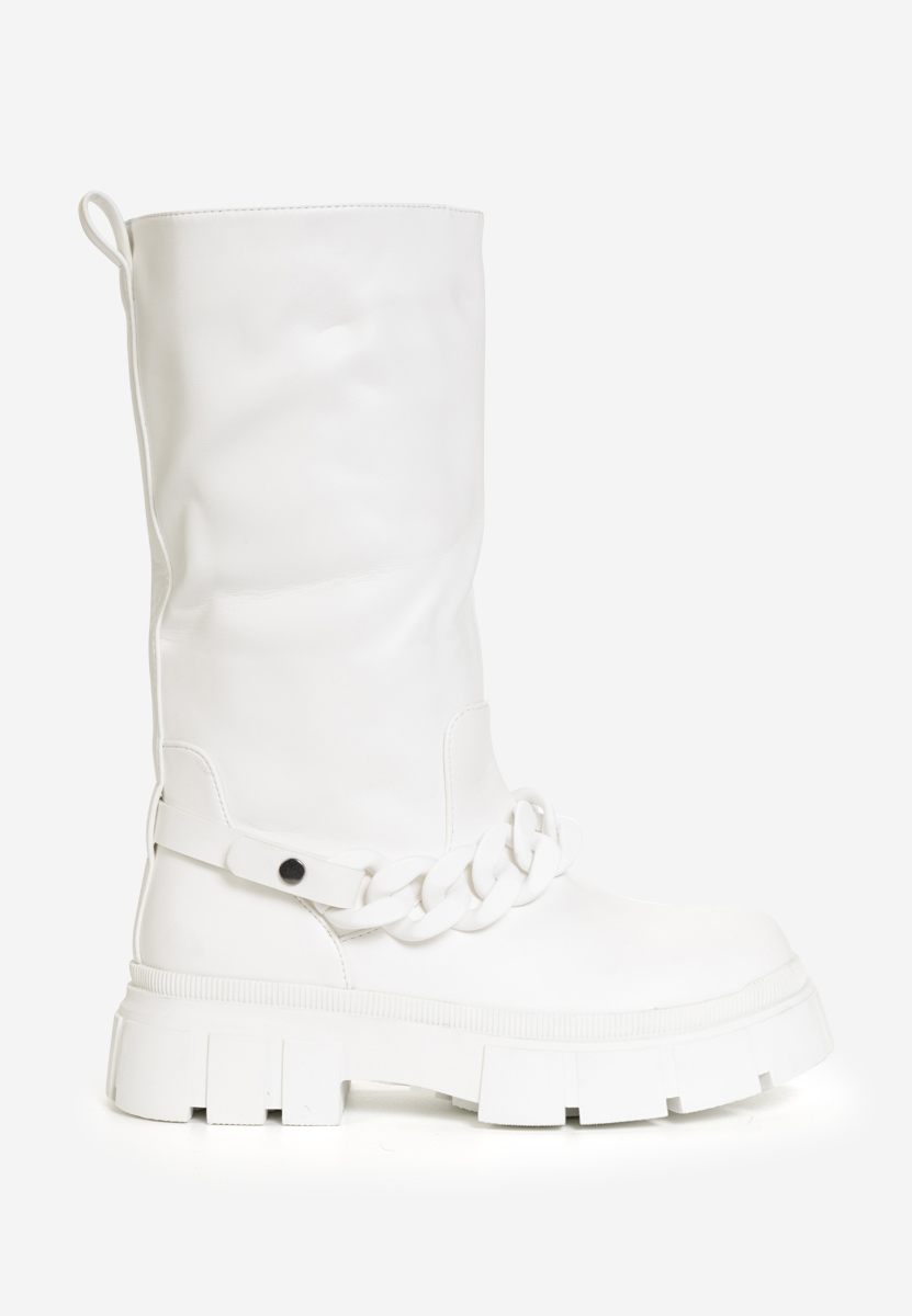 Bottes femme blanches Mikka