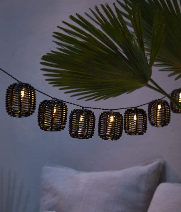 Dehner Solar-Lichterkette Lira, ca. L180 cm