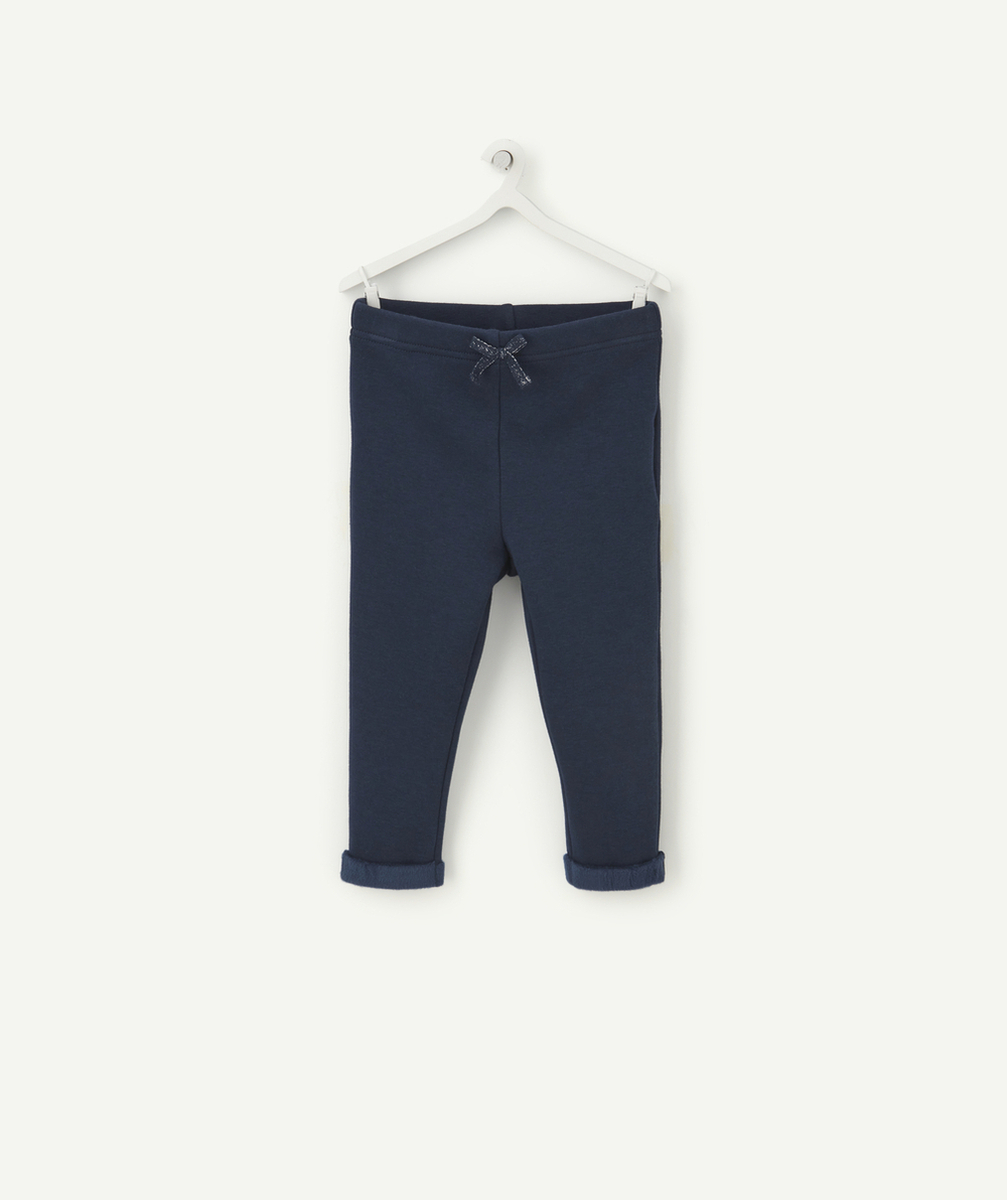 LEGGING BLEU MARINE BÉBÉ FILLE HYPER CONFORT