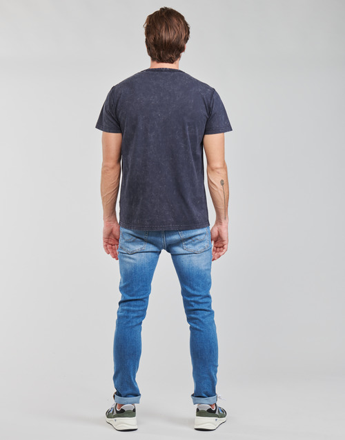 Guess - GUESS COLLEGE CN SS TEE - Marine