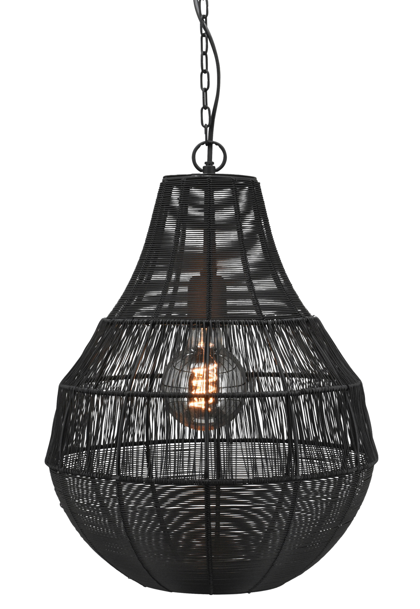 Hanglamp Austin small black - Ø 35 cm, H 50cm