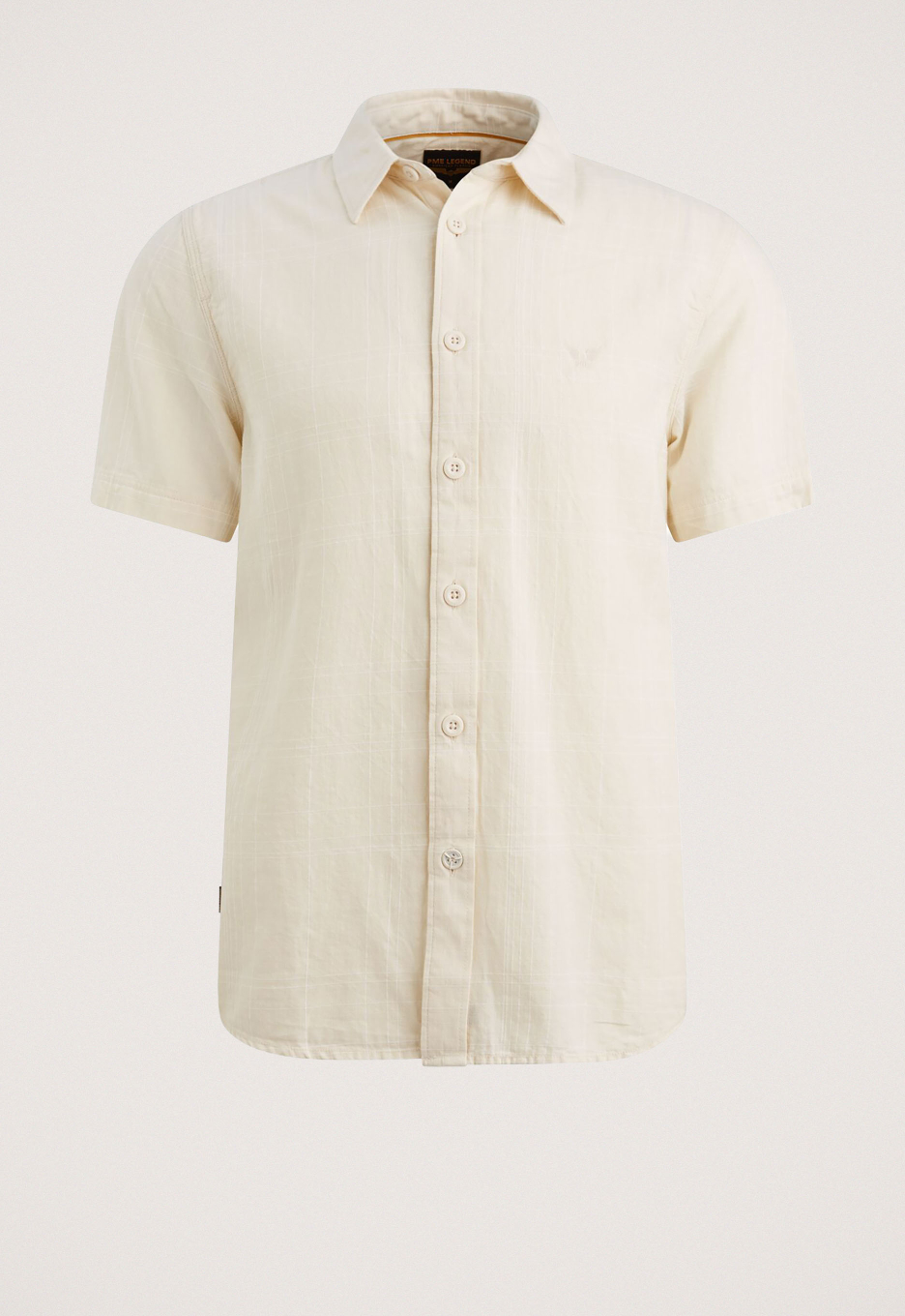 PME Legend PSIS2603256 Short Sleeve Shirt Slubgrid