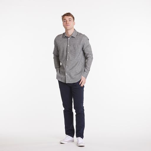 By Garment Makers Bob Skjorte, Jet Black, L