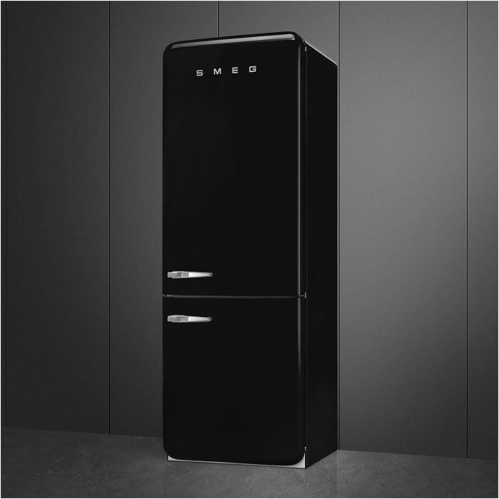 SMEG Kühl-Gefrierkombination 50's Retro Style FAB38RBL5 Schwarz
