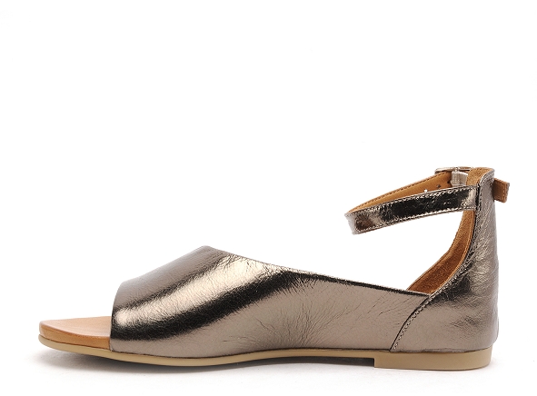 Coco abricot nu pieds plats femme mecet bronze