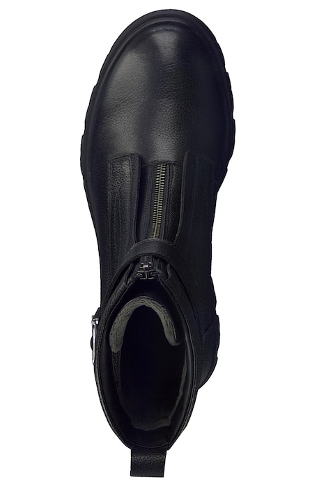 Leder-Stiefeletten, Tamaris Comfort, Reißverschluss, Weite H