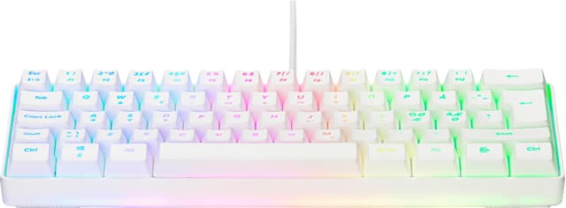 Next MX5 Mini gaming tastatur (hvid)
