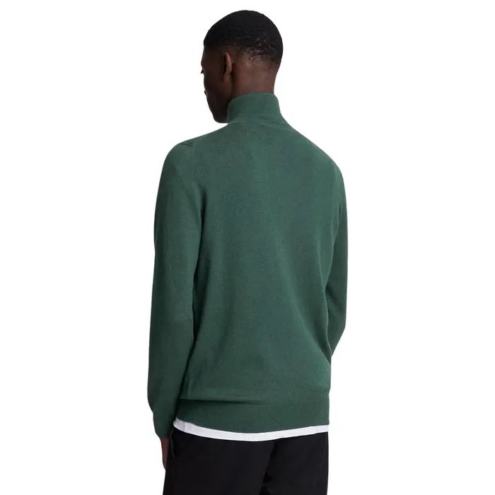 Lyle & Scott Cotton Merino Half Zip Sweater Heren