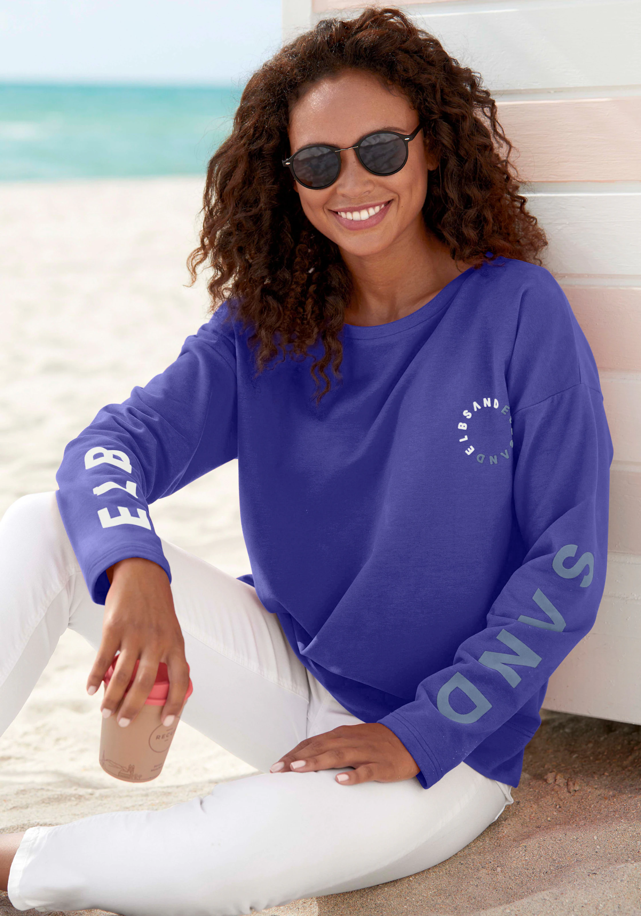 Elbsand Sweatshirt in blau