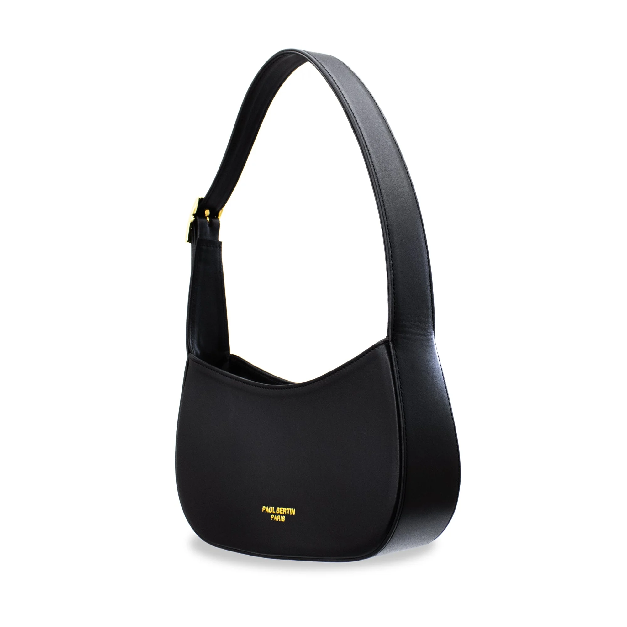 BOBO - Sac baguette en cuir | Noir